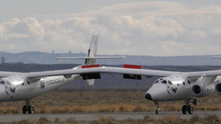 Virgin Galactic's WhiteKnightTwo Performing Runway Tests